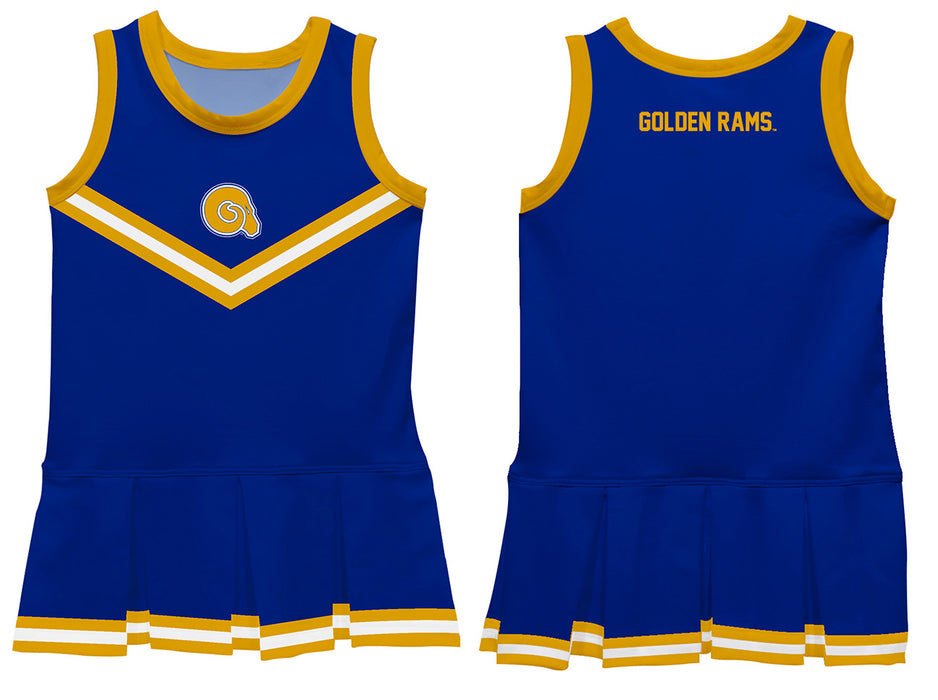 Albany State Rams Vive La Fete Game Day Blue Sleeveless Cheerleader Dress - Vive La Fête - Online Apparel Store