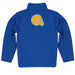 Albany State Rams ASU Vive La Fete Game Day Solid Blue Quarter Zip Pullover Sleeves - Vive La Fête - Online Apparel Store