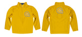 Albany State Rams ASU Vive La Fete Game Day Solid Yellow Quarter Zip Pullover Sleeves - Vive La Fête - Online Apparel Store