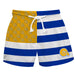 Albany State Rams Vive La Fete Game Day Blue White Gold Flag Swimtrunks V1