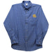 Albany State Rams ASU Embroidered Royal Gingham Long Sleeve Button Down