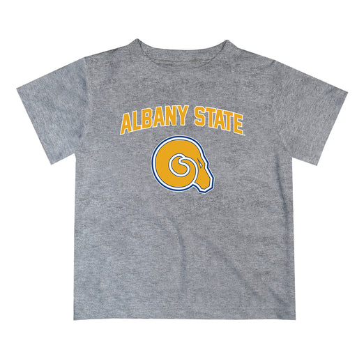Albany State Rams Vive La Fete Boys Game Day V2 Gray Short Sleeve Tee Shirt