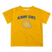 Albany State Rams Vive La Fete Boys Game Day V2 Yellow Short Sleeve Tee Shirt