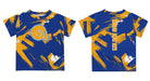 Albany State Rams ASU Vive La Fete Boys Game Day Blue Short Sleeve Tee Paint Brush - Vive La Fête - Online Apparel Store