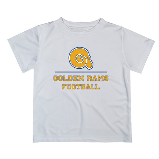 Albany State Rams Vive La Fete Football V1 White Short Sleeve Tee Shirt