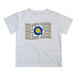 Albany State Rams Vive La Fete  White Art V1 Short Sleeve Tee Shirt