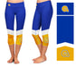 Albany State Rams Vive La Fete Game Day Collegiate Ankle Color Block Women Blue Gold Capri Leggings - Vive La Fête - Online Apparel Store