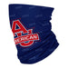 American University Eagles Neck Gaiter Blue All Over Logo - Vive La Fête - Online Apparel Store