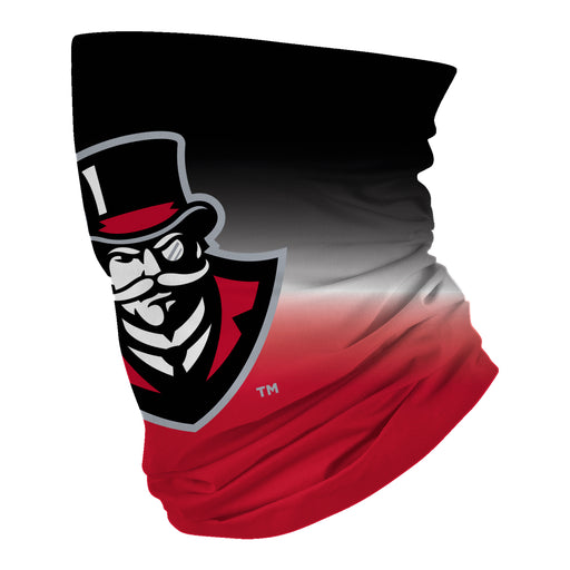 Austin Peay State University Governors Neck Gaiter Degrade Black and Red - Vive La Fête - Online Apparel Store