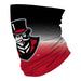 Austin Peay State University Governors Neck Gaiter Degrade Black and Red - Vive La Fête - Online Apparel Store