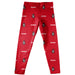 Austin Peay State University Governors Leggings Red  All Over Logo - Vive La Fête - Online Apparel Store
