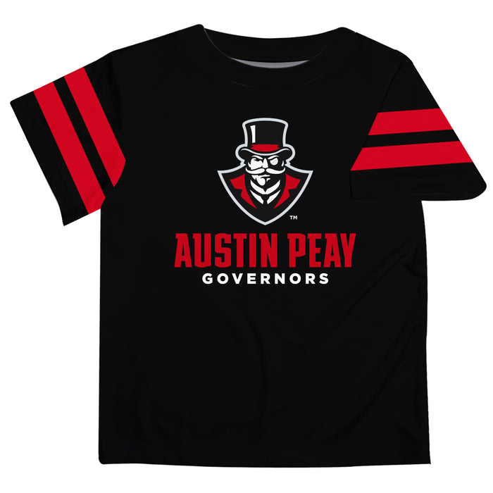 Austin Peay State University Governors Black Tee Shirt Short Sleeve - Vive La Fête - Online Apparel Store