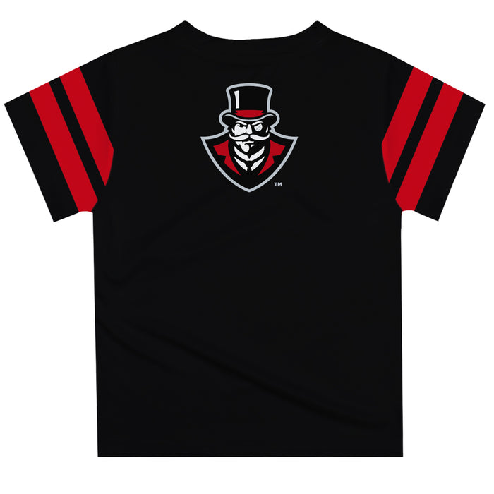 Austin Peay State University Governors Black Tee Shirt Short Sleeve - Vive La Fête - Online Apparel Store