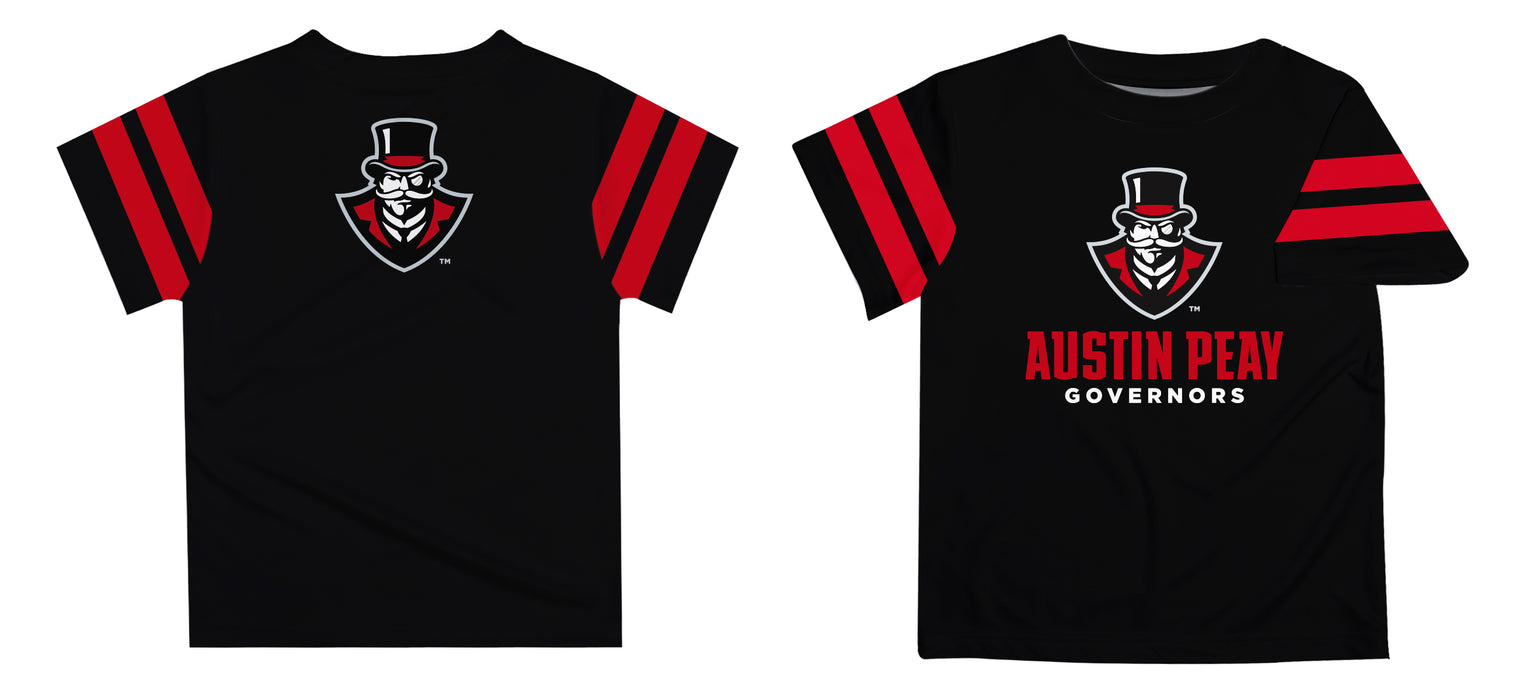 Austin Peay State University Governors Black Tee Shirt Short Sleeve - Vive La Fête - Online Apparel Store