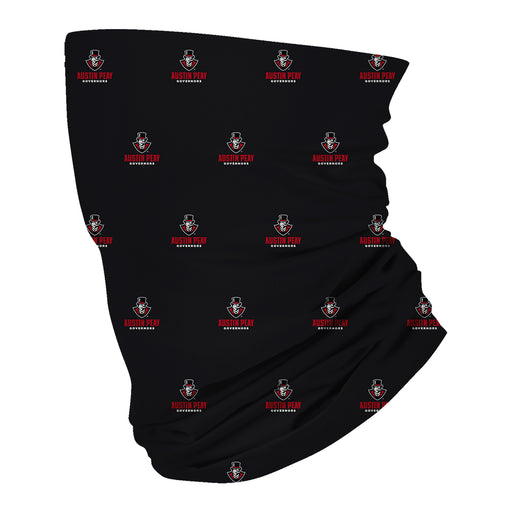 Austin Peay Governors Vive La Fete All Over Logo Game Day  Collegiate Face Cover Soft 4-Way Stretch Two Ply Neck Gaiter - Vive La Fête - Online Apparel Store