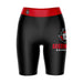 Austin Peay Governors Vive La Fete Game Day Logo on Thigh and Waistband Black and Red Women Bike Short 9 Inseam"
