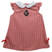 Austin Peay State University Governors Embroidered Red Cardinal Gingham A Line Dress