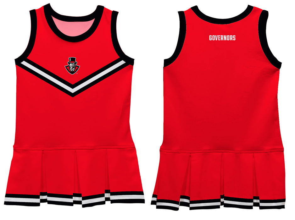 Austin Peay State University Governors Vive La Fete Game Day Red Sleeveless Cheerleader Dress - Vive La Fête - Online Apparel Store