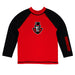 Austin Peay Governors Vive La Fete Logo Red Black Long Sleeve Raglan Rashguard