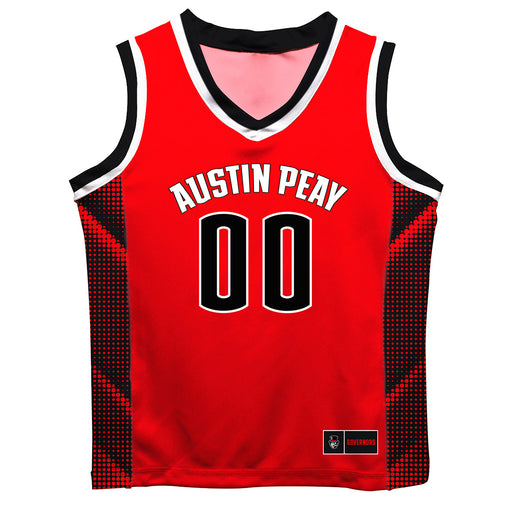 Austin Peay State University Governors Vive La Fete Game Day Red Boys Fashion Basketball Top