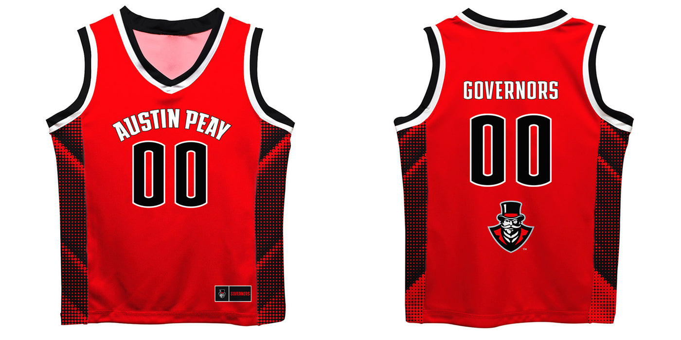 Austin Peay State University Governors Vive La Fete Game Day Red Boys Fashion Basketball Top - Vive La Fête - Online Apparel Store