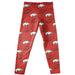 Arkansas Razorbacks All Over Logo Red Leggings - Vive La Fête - Online Apparel Store