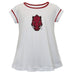 Arkansas Solid White Laurie Top Short Sleeve - Vive La Fête - Online Apparel Store