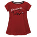 Arkansas Solid Red Laurie Top Short Sleeve - Vive La Fête - Online Apparel Store