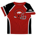 Arkansas Red and  Black Boys Tee Shirt Short Sleeve - Vive La Fête - Online Apparel Store