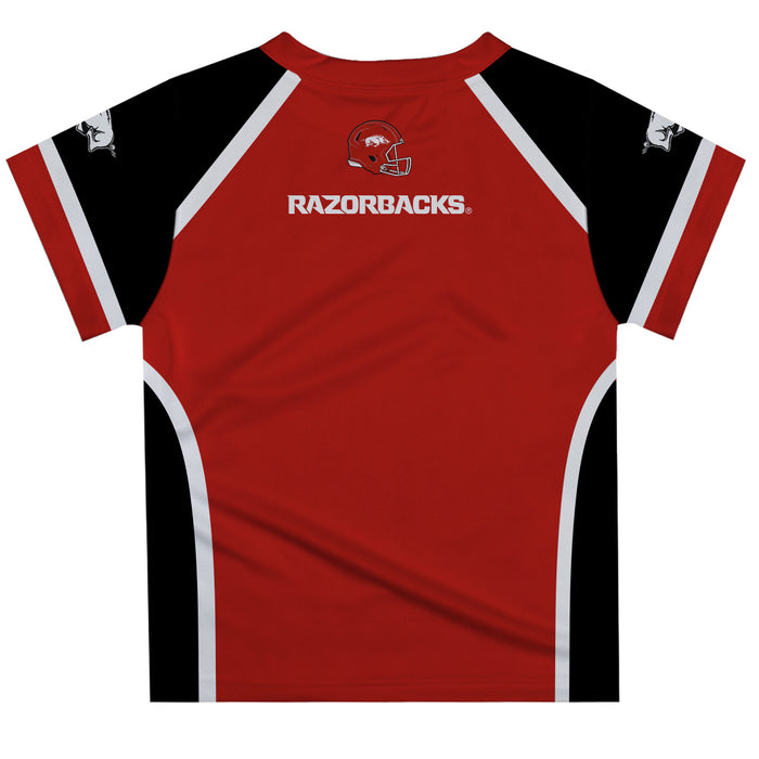 Arkansas Black and Red Boys Tee Shirt Short Sleeve - Vive La Fête - Online Apparel Store