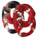 Arkansas Razorbacks Vive La Fete All Over Logo Collegiate Women Set of 2 Light Weight Ultra Soft Infinity Scarfs