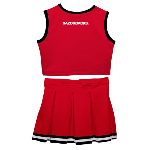 Arkansas Razorbacks Vive La Fete Game Day Red Sleeveless Cheerleader Set - Vive La Fête - Online Apparel Store
