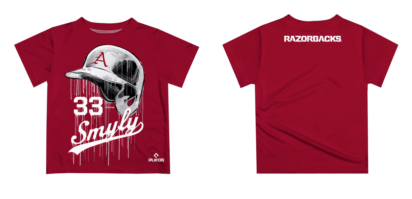 MLB Players Association Drew Smyly Arkansas Razorbacks MLBPA Officially Licensed by Vive La Fete Dripping T-Shirt - Vive La Fête - Online Apparel Store