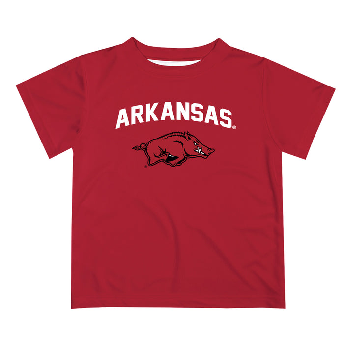 Arkansas Razorbacks Vive La Fete Boys Game Day White Short Sleeve Tee Shirt - Vive La Fête - Online Apparel Store