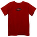Arkansas Razorbacks Embroidered Red Short Sleeve Boys Tee Shirt
