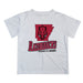 Arkansas Razorbacks Vive La Fete State Map White Short Sleeve Tee Shirt