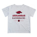 Arkansas Razorbacks Vive La Fete Soccer V1 White Short Sleeve Tee Shirt