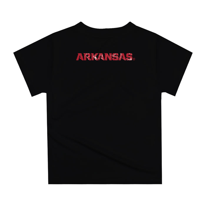 Arkansas Razorbacks Original Dripping Basketball Red T-Shirt by Vive La Fete - Vive La Fête - Online Apparel Store