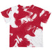 Arkansas Razorbacks Vive La Fete Marble Boys Game Day Cardinal Short Sleeve Tee