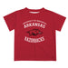 Arkansas Razorbacks Vive La Fete Boys Game Day White Short Sleeve Tee Shirt - Vive La Fête - Online Apparel Store