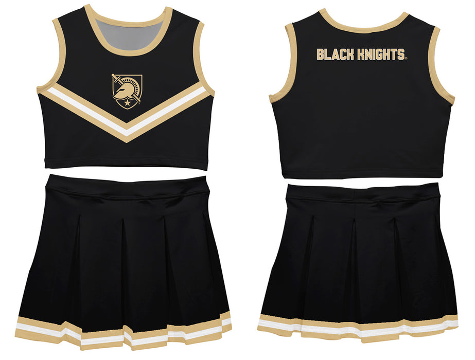 US Military ARMY Black Knights Vive La Fete Game Day Black Sleeveless Cheerleader Set - Vive La Fête - Online Apparel Store