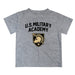 US Military ARMY Black Knights Vive La Fete Boys Game Day V2 Heather Gray Short Sleeve Tee Shirt