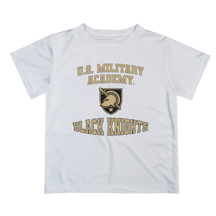 US Military ARMY Black Knights Vive La Fete Boys Game Day V3 White Short Sleeve Tee Shirt