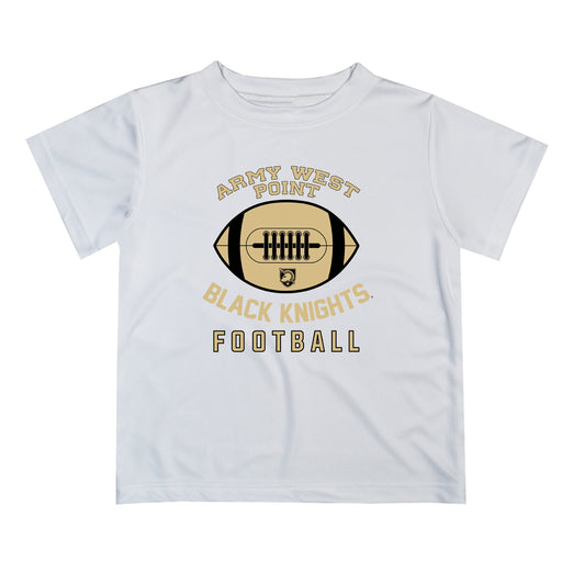 US Military ARMY Black Knights Vive La Fete Football V2 White Short Sleeve Tee Shirt