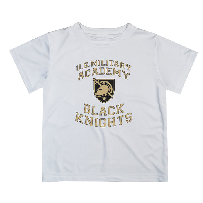 US Military ARMY Black Knights Vive La Fete Boys Game Day V1 White Short Sleeve Tee Shirt