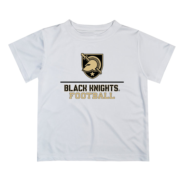 US Military ARMY Black Knights Vive La Fete Football V1 White Short Sleeve Tee Shirt