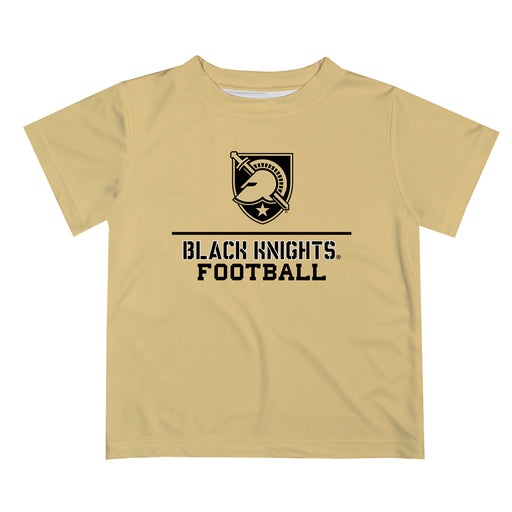 US Military ARMY Black Knights Vive La Fete Football V1 Gold Short Sleeve Tee Shirt