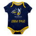 Augustana Universtiy Vikings AU Vive La Fete Infant Game Day Navy Short Sleeve Onesie New Fan Mascot and Name Bodysuit - Vive La Fête - Online Apparel Store
