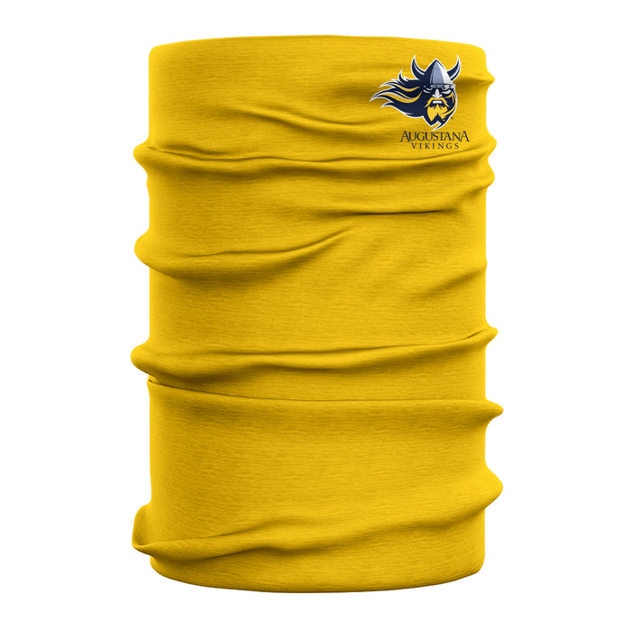 Augustana Universtiy Vikings Vive La Fete Gold Game Day Collegiate Logo Face Cover Soft Four Way Stretch Neck Gaiter - Vive La Fête - Online Apparel Store