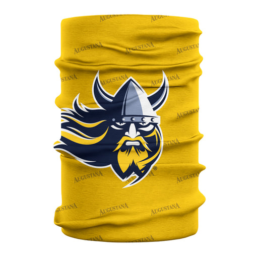 Augustana Universtiy Vikings Vive La Fete All Over Logo Game Day Collegiate Face Cover Soft 4-Way Stretch Neck Gaiter - Vive La Fête - Online Apparel Store